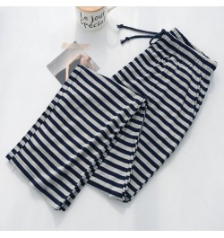 Summer Women's Modal Pants Home Pants Pajama Pants Striped Loose Simple Casual Modal Pajama Pants $54.60 - Sleepwears