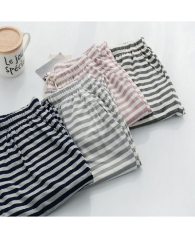 Summer Women's Modal Pants Home Pants Pajama Pants Striped Loose Simple Casual Modal Pajama Pants $54.60 - Sleepwears