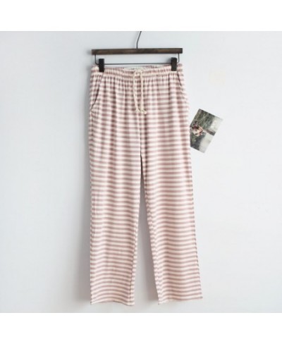 Summer Women's Modal Pants Home Pants Pajama Pants Striped Loose Simple Casual Modal Pajama Pants $54.60 - Sleepwears