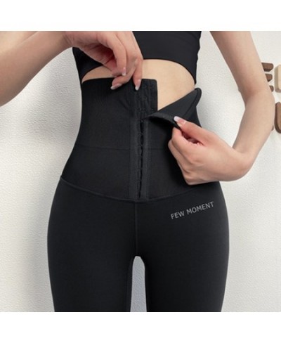 2023 Fitness Pants Women's Corset Hip Postpartum Shaping Yoga High Waist Tights Push Up Running Women Gym Fitness Leggings $2...