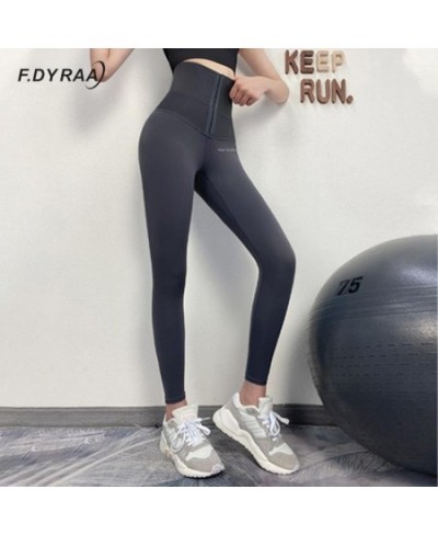 2023 Fitness Pants Women's Corset Hip Postpartum Shaping Yoga High Waist Tights Push Up Running Women Gym Fitness Leggings $2...