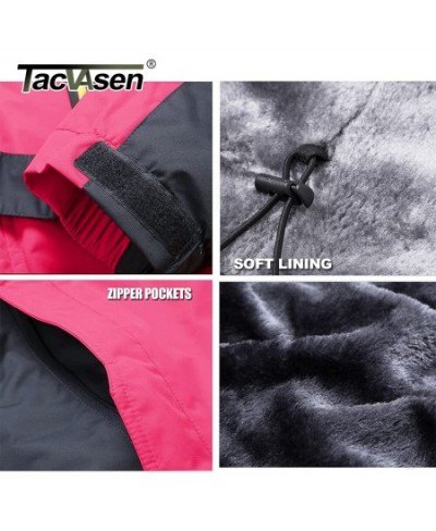 Winter Ski Jackets Womens Hiking Trekking Thicken Fleece Snow Jacket Outdoor Warm Windproof Windbreaker Outwear Parka $99.78 ...