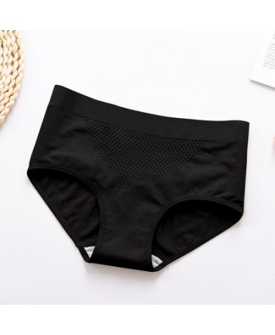 3D Honeycomb Warm Uterus Women Panties Cotton Underwear Abdomen Sliming Buttock Lifting Mid Rise Brief Lady Body Shaper $10.5...