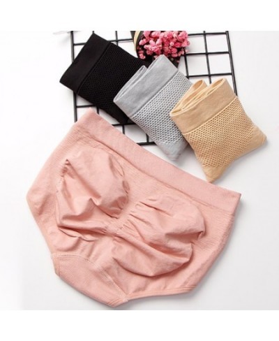 3D Honeycomb Warm Uterus Women Panties Cotton Underwear Abdomen Sliming Buttock Lifting Mid Rise Brief Lady Body Shaper $10.5...