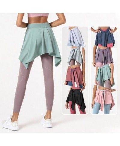 Yoga Tennis Tie Up Skirt for Women Cover Up Ballet Athletic Workout Wrap Skirts $22.06 - Skirts