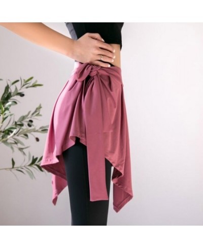 Yoga Tennis Tie Up Skirt for Women Cover Up Ballet Athletic Workout Wrap Skirts $22.06 - Skirts