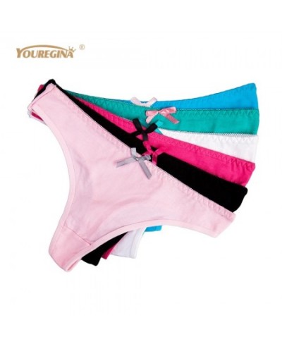 Swimwear Women Thong Pants Women Thongs And G Strings Cotton Tangas Mujer Sexy de Encajes Woman Underwear 5 pcs/lot $15.35 - ...