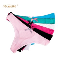 Swimwear Women Thong Pants Women Thongs And G Strings Cotton Tangas Mujer Sexy de Encajes Woman Underwear 5 pcs/lot $15.35 - ...