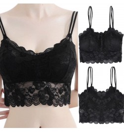 Women Lace Bra Wrapped Chest Beauty Back Underwear Women Fashion Belt Chest Padded Camisole $14.08 - Underwear