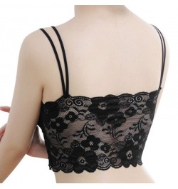 Women Lace Bra Wrapped Chest Beauty Back Underwear Women Fashion Belt Chest Padded Camisole $14.08 - Underwear