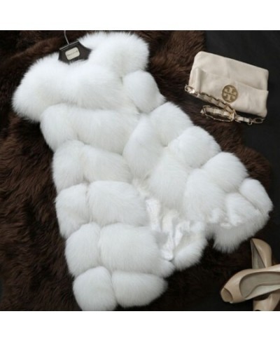 2022 New Fashion High Quality Faux Fur Vest for Women Thick Warm Long Fur Gilet Female Artificial Fur Vests Fuzzy Coat $71.32...