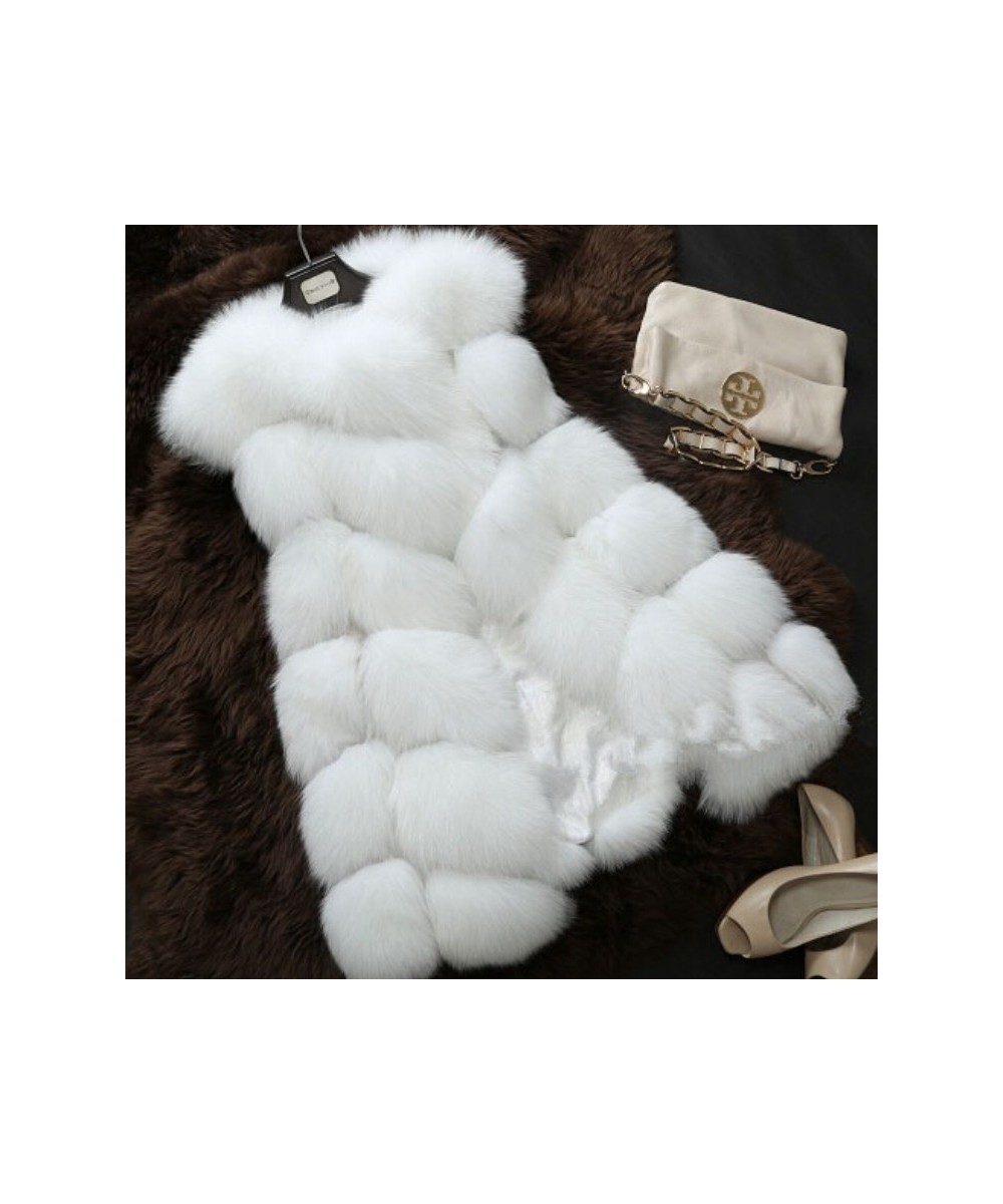 2022 New Fashion High Quality Faux Fur Vest for Women Thick Warm Long Fur Gilet Female Artificial Fur Vests Fuzzy Coat $71.32...