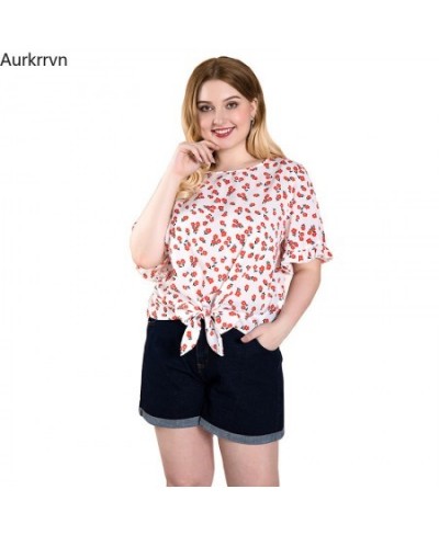 Plus Size Women Clothing Casual Loose Elegant and Youth Woman Blouses Woman Collection 2022 Summer Floral Print Women Tunics ...