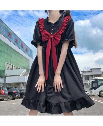 Large Size 6XL 150kg Women Lolita Dress Kawaii Elegant Vintage Dresses Summer Sweet Cute Preppy Style Sundress Fashion Robe $...