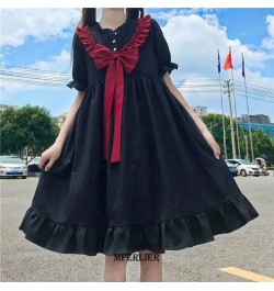 Large Size 6XL 150kg Women Lolita Dress Kawaii Elegant Vintage Dresses Summer Sweet Cute Preppy Style Sundress Fashion Robe $...