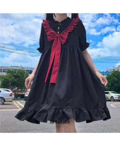 Large Size 6XL 150kg Women Lolita Dress Kawaii Elegant Vintage Dresses Summer Sweet Cute Preppy Style Sundress Fashion Robe $...