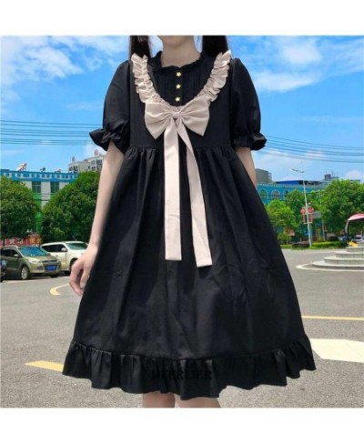 Large Size 6XL 150kg Women Lolita Dress Kawaii Elegant Vintage Dresses Summer Sweet Cute Preppy Style Sundress Fashion Robe $...