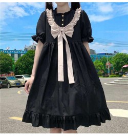 Large Size 6XL 150kg Women Lolita Dress Kawaii Elegant Vintage Dresses Summer Sweet Cute Preppy Style Sundress Fashion Robe $...