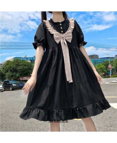 Large Size 6XL 150kg Women Lolita Dress Kawaii Elegant Vintage Dresses Summer Sweet Cute Preppy Style Sundress Fashion Robe $...