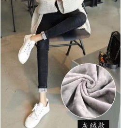 Winter Warm Jeans Woman High Waist Casual Velvet Ladies Trousers Female Pantalon Denim jeans for Women Pants $44.41 - Jeans