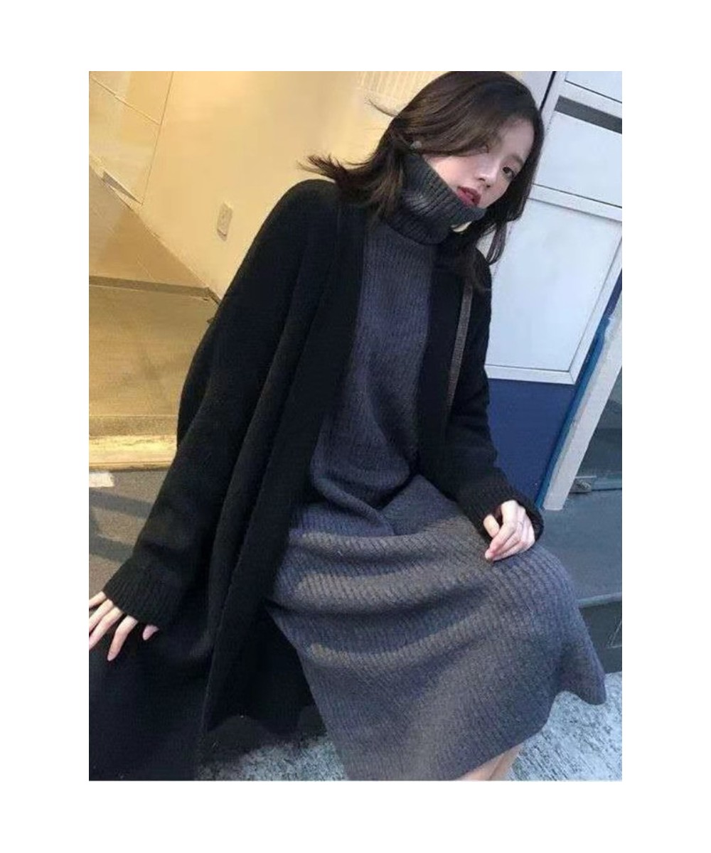 Autumn Winter New Fashion Women's Sweater Loose Cardigan Medium Long Sweater Jacket Women Cardigan Oversized Cardigan Sweater...