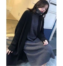 Autumn Winter New Fashion Women's Sweater Loose Cardigan Medium Long Sweater Jacket Women Cardigan Oversized Cardigan Sweater...