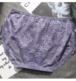 Sexy Mesh Lace High Waist Thin Women's Underwear Female Transparent Breathable Elasticity Elegant Exquisite Flowers Panties $...