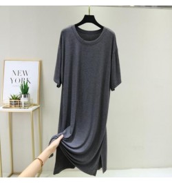 Sleepwear women night dress new modal cotton nightgowns loose large size nightshirt female gown sleep dresses nuisette femme ...