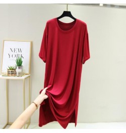 Sleepwear women night dress new modal cotton nightgowns loose large size nightshirt female gown sleep dresses nuisette femme ...