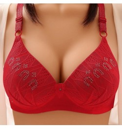 Sexy Thin Adjustable Breathable Bras Women Lace Push Up Bra Lingerie Comfort Wire Free Intimates Brassiere Plus Size Lace $12...