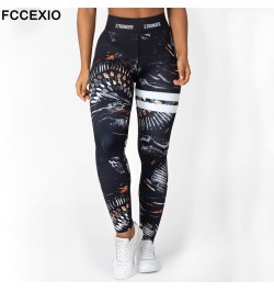 New Tribal Totem Printed Women Fitness Leggings High Waist Long Pants Women Hip Push UP Tights Women Gym Trousers $26.53 - Bo...