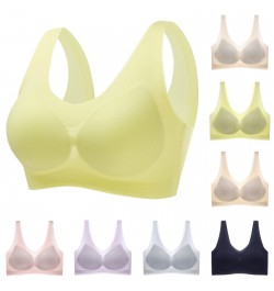 Women's Back Beauty Sports Thin Chest Show Small Ultra Thin Wireless Bra Womens Bra Push up $39.72 - Underwear