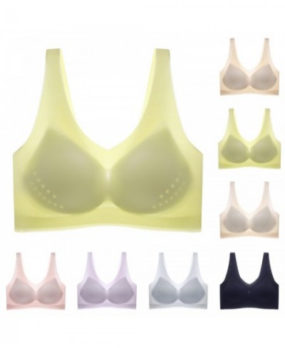 Women's Back Beauty Sports Thin Chest Show Small Ultra Thin Wireless Bra Womens Bra Push up $39.72 - Underwear