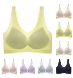 Women's Back Beauty Sports Thin Chest Show Small Ultra Thin Wireless Bra Womens Bra Push up $39.72 - Underwear