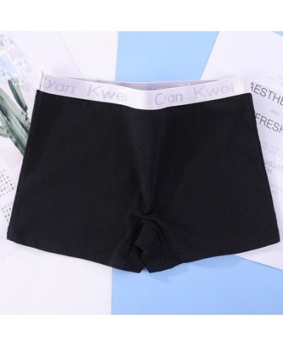 Cotton Panties Women Boyshort Big Size Female Boxer Underwear Under Skirt Ladies Safety Short Pants $15.04 - Underwear