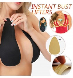 1 Pair Women Large Size Adhesive Bra Water Drop Shaped Invisible Breast Pads Silicone Lifting Nipple Cover Push Up Chest $10....