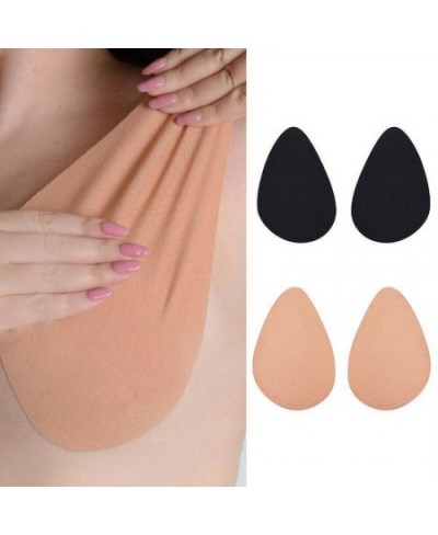 1 Pair Women Large Size Adhesive Bra Water Drop Shaped Invisible Breast Pads Silicone Lifting Nipple Cover Push Up Chest $10....