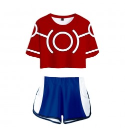 Anime My Hero Academy Cosplay Costume OCHACO URARAKA Todoroki Shoto Bakugou Katsuki Girls Sexy club outfits Two Piece Set Wom...