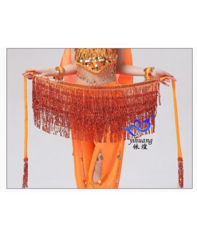 Women Boho Fringe Skirt Sexy Sequin Tassel Belly Dance Hip Scarf Rave Wrap Skirt Belt Performance Custume Skirt 2023 $24.40 -...