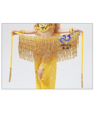 Women Boho Fringe Skirt Sexy Sequin Tassel Belly Dance Hip Scarf Rave Wrap Skirt Belt Performance Custume Skirt 2023 $24.40 -...