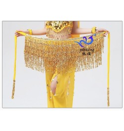 Women Boho Fringe Skirt Sexy Sequin Tassel Belly Dance Hip Scarf Rave Wrap Skirt Belt Performance Custume Skirt 2023 $24.40 -...