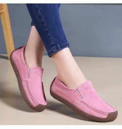 2023 Spring Summer Women Shoes Flats Loafers Platform Sneakers Luxury Suede Leather Women Casual Shoes Slip On Flats Moccasin...