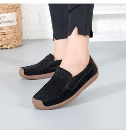 2023 Spring Summer Women Shoes Flats Loafers Platform Sneakers Luxury Suede Leather Women Casual Shoes Slip On Flats Moccasin...