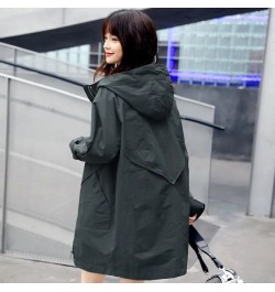 Jacket Women Loose Casual Trench Coat 2022 Spring New Fashion Long Slim Hooded Thin Outdoor Sports Coats Female A950 $76.95 -...