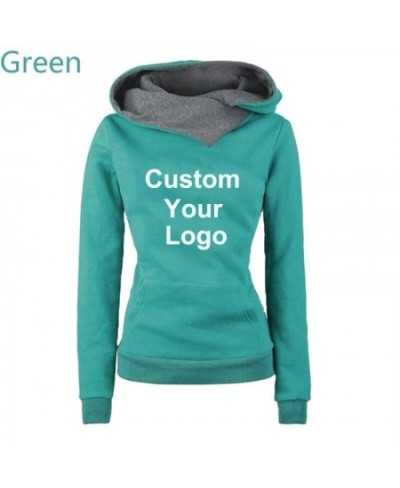 Autumn And Winter Ladies Hoodies Women's Custom Your Logo Hoodies Long Sleeve Hooded Sweatshirts Pullover Jumpers $25.91 - Ho...