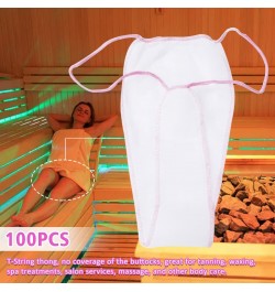 100pcs For Women Spa Individually Wrapped Hygienic T Thong Underwear With Elastic Waistband Disposable Panties Non Woven $37....