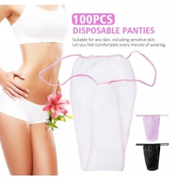 100pcs For Women Spa Individually Wrapped Hygienic T Thong Underwear With Elastic Waistband Disposable Panties Non Woven $37....