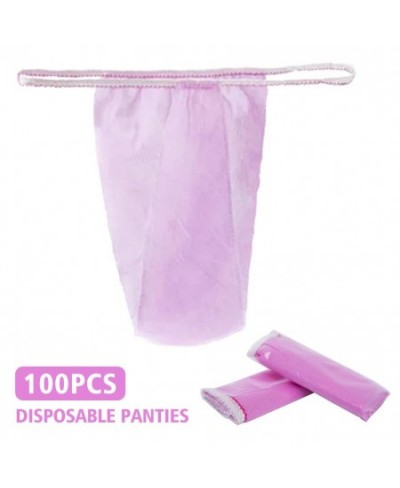 100pcs For Women Spa Individually Wrapped Hygienic T Thong Underwear With Elastic Waistband Disposable Panties Non Woven $37....