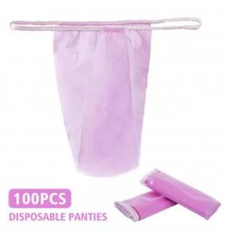 100pcs For Women Spa Individually Wrapped Hygienic T Thong Underwear With Elastic Waistband Disposable Panties Non Woven $37....