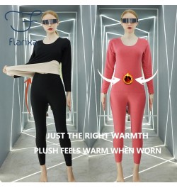 Seamless Women Thermal Underwear Set Plus Size Thermo Lingerie Men Thermo Underwear Johns Long Suit Winter Warm Clothes $40.9...